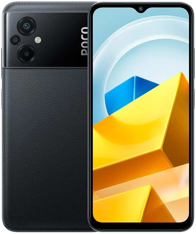 Смартфон Xiaomi Poco M5, 4.128 Гб Global, Dual SIM (nano SIM), черный